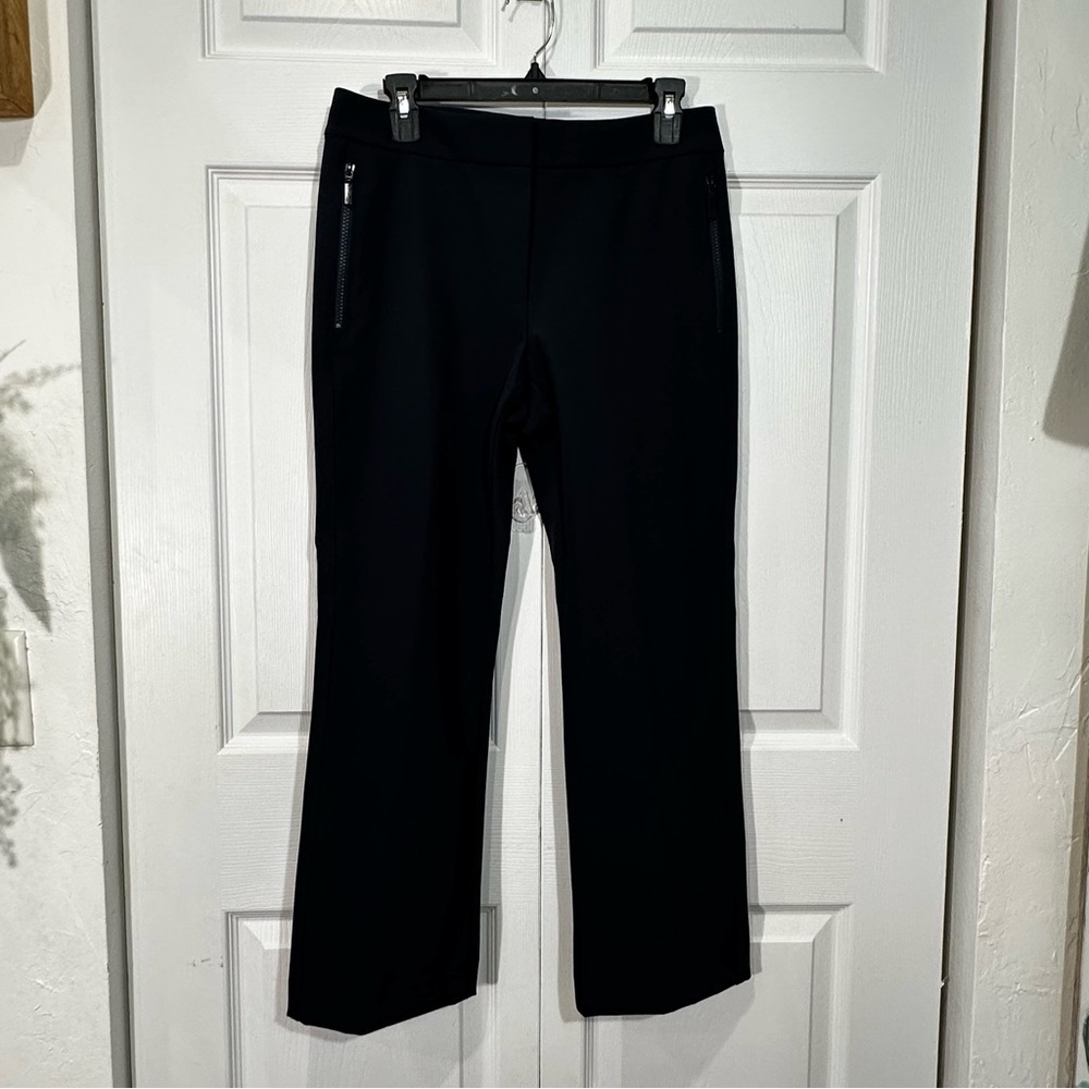 Lafayette 148 New York Navy Blue Manhattan Slim Ankle Pants Size 6